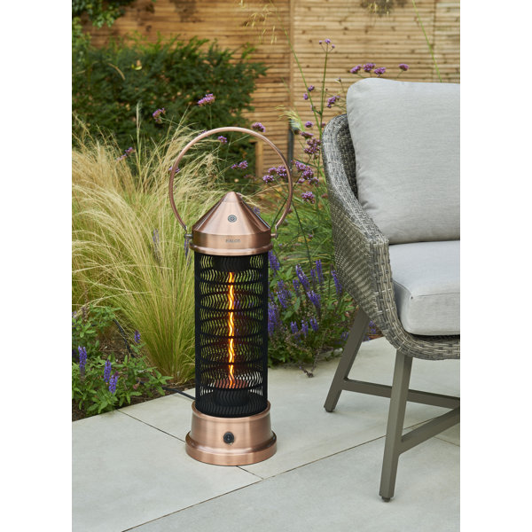 Kettler Kalos Copper Lantern Electric Heater 73cm 1500W Wayfair.co.uk